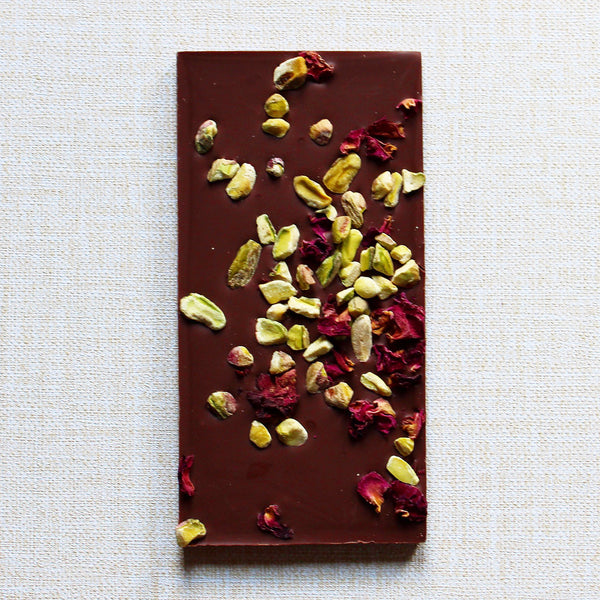 Rose Pistachio - 50% Cacao - Back