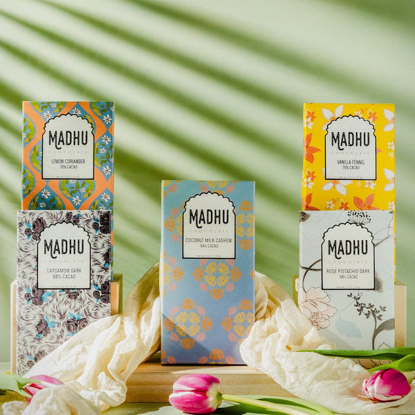 Vegan Chocolate Bar Collection Candy & Chocolate Madhu Chocolate